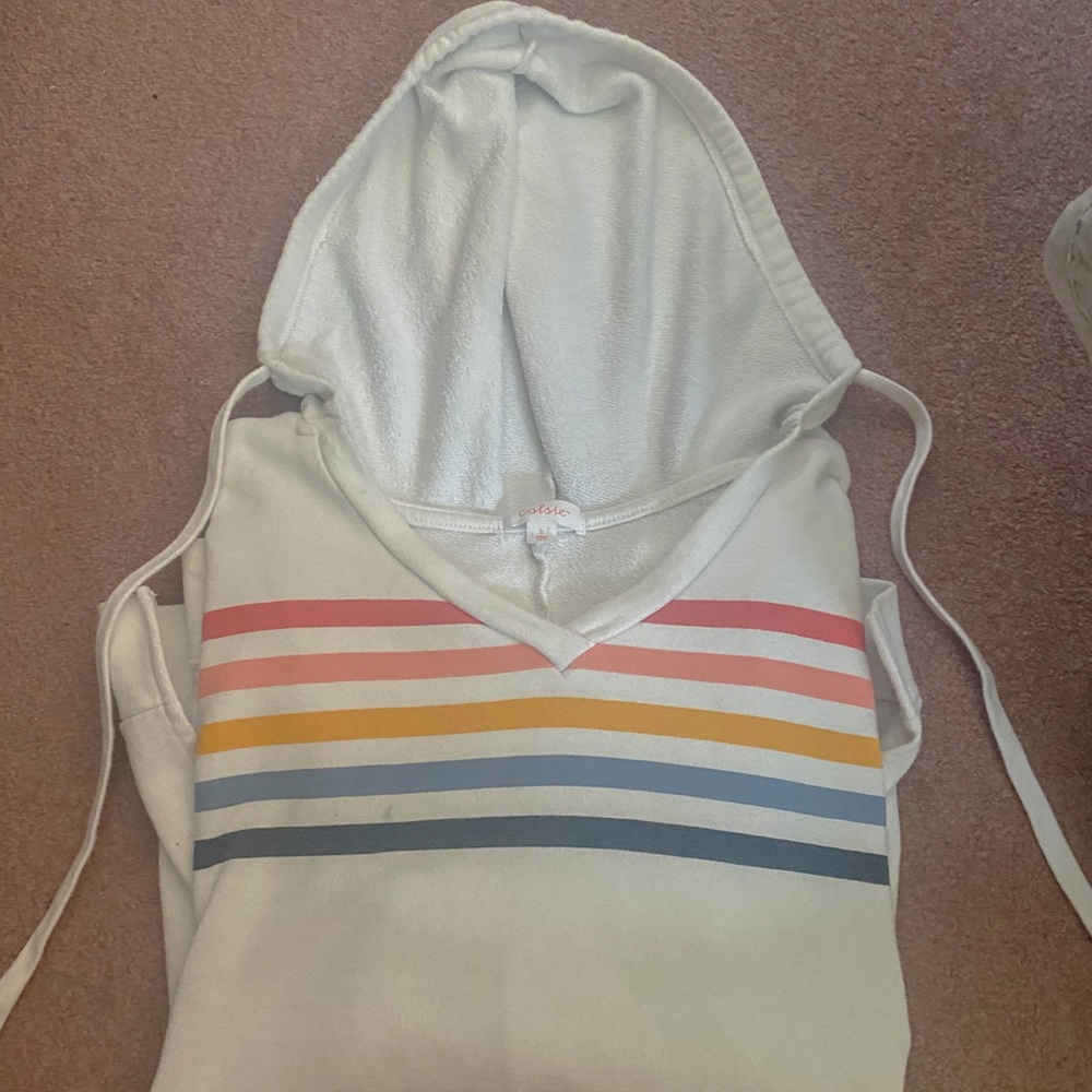 super cut & comfy target colsie sweatshirt with a hood!